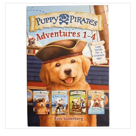 Puppy Pirates Adventures 1-4 Book Set - Picture 1 of 4